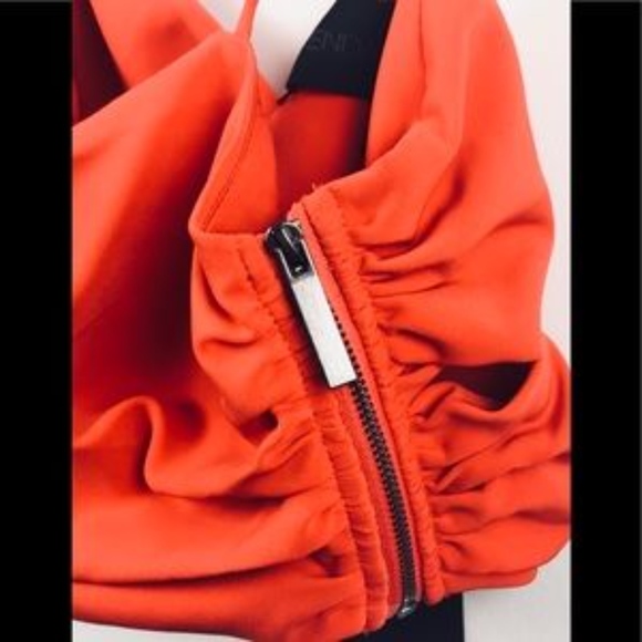 Kendall + Kylie Orange Crop Top XS M - Picture 5 of 8